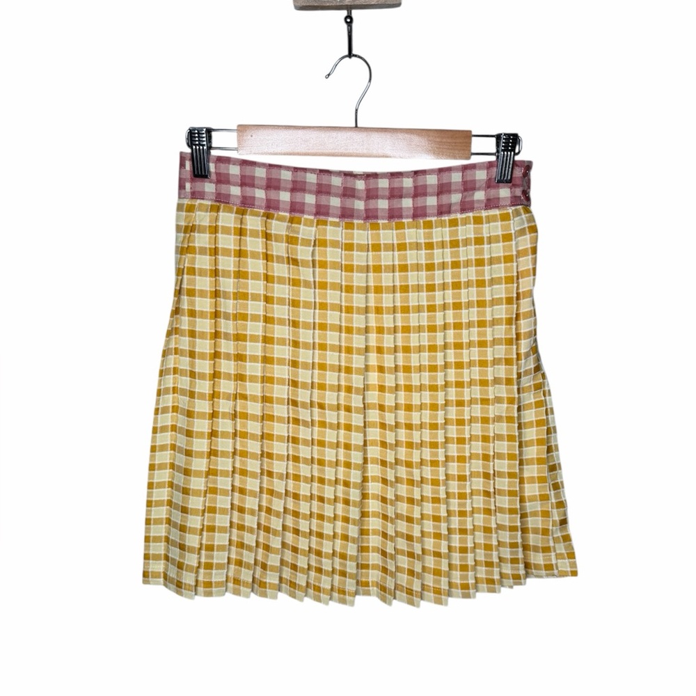 NWT Lisa Says Gah! Meg Plaid Pleated Mini Skirt - Picture 2 of 12